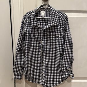 Carter's Black and White Checkered Men's Shirt